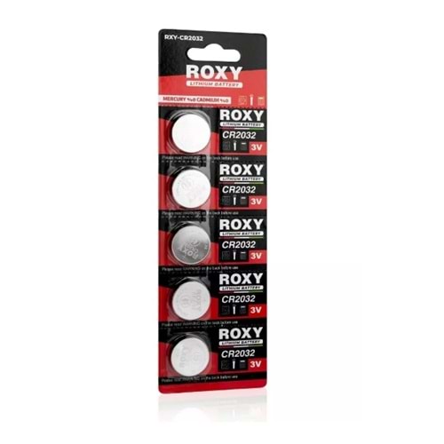 Bios Pili CR2032 3V 5 li Paket Roxy Rcr2032