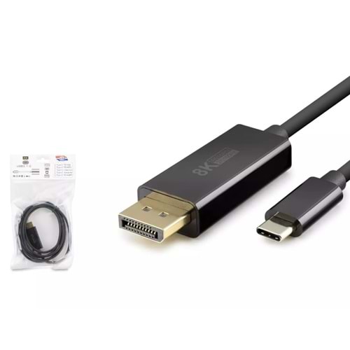 Type-C To Display Kablo 1.8 M 8K 60Hz Hadron HDX7858
