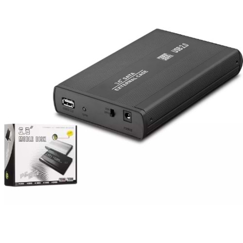 Hard Disk Kutusu 3.5 İnç Sata Usb 2.0 Metal Kasa Hadron HDX1753