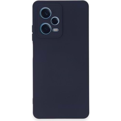 Kılıf Xiaomi Redmi Note 12 Pro 5G Rubber Silikon Lacivert