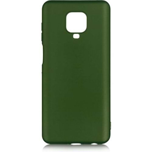 Kılıf Xiaomi Redmi Note 9 Pro Ve 9S Silikon Yosun Yeşili