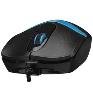 Mouse Optik 3D 1200 Dpi Everest Sm-220 Siyah Mavi