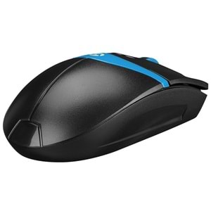 Mouse Optik 3D 1200 Dpi Everest Sm-220 Siyah Mavi