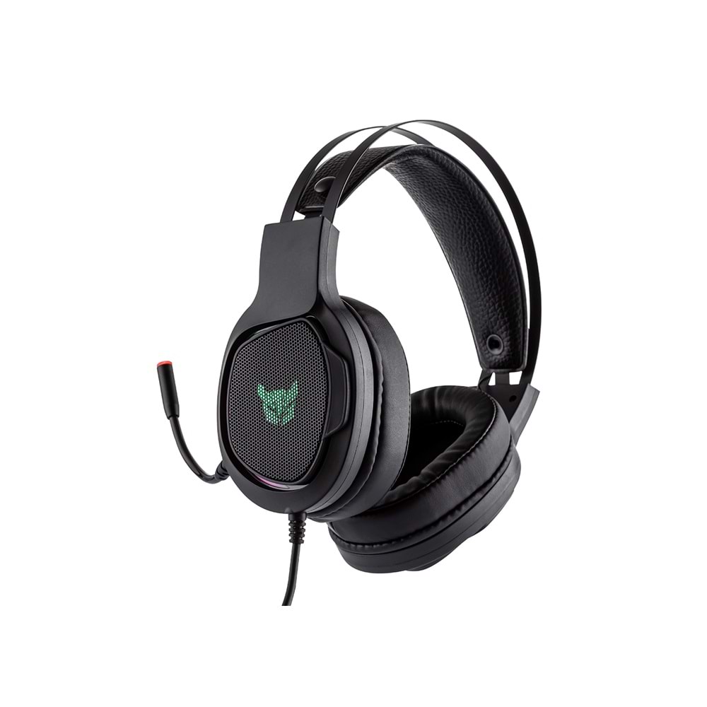 Kulaklık Mikrofonlu Oyuncu Usb 7.1 RGB Ledli Rowl RGH-01 TYTO Siyah