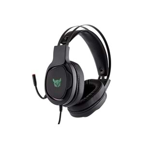 Kulaklık Mikrofonlu Oyuncu Usb 7.1 RGB Ledli Rowl RGH-01 TYTO Siyah