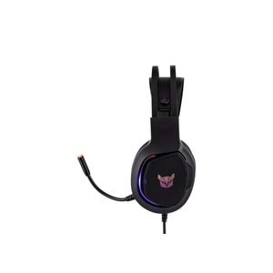 Kulaklık Mikrofonlu Oyuncu Usb 7.1 RGB Ledli Rowl RGH-01 TYTO Siyah