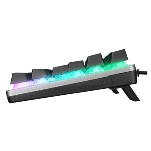 Klavye Oyuncu 87 Tuşlu Süper Kompakt Mekanik Red Switch Rainbow Altec Lansing ALGK8404GR Siyah-Gümüş