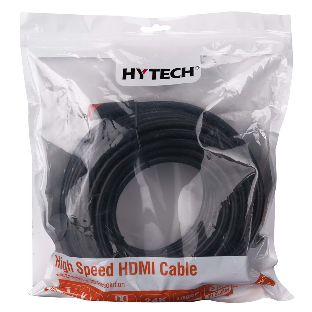 Hdmı Kablo 15 M. Altın Uçlu 24K 1.4 Ver. Hytech HY-HDM15
