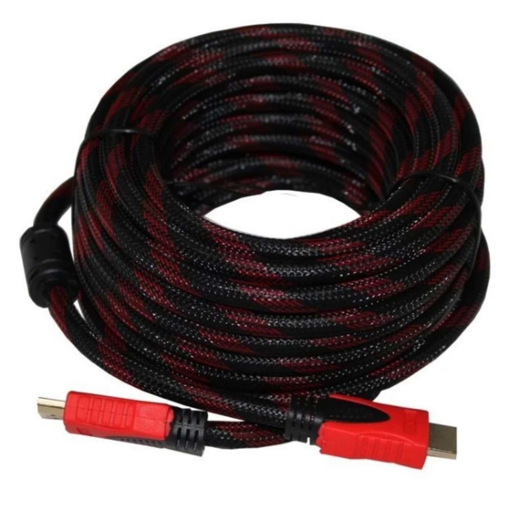 Hdmı Kablo 30 Metre Örgülü Apricot AP-HDK30