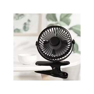 Fan Masaüstü 3 Kademeli Şarjlı Taşınabilir Qtop F9