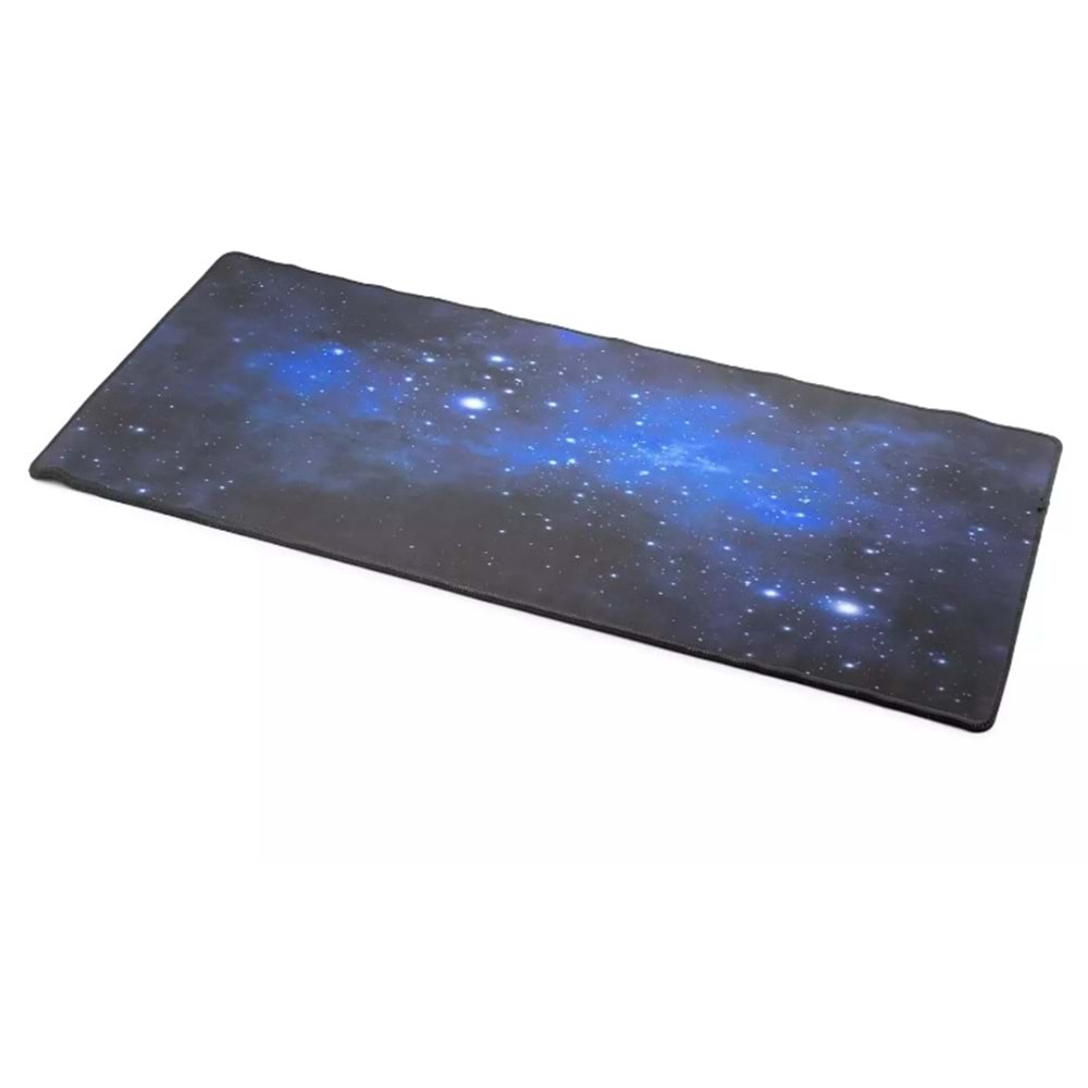 Mouse Pad Kaymaz Taban 400x900 MM Hadron Onezero ZR942 Uzay Desenli